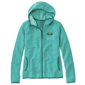 L.L. Bean Aqua Hooded Sweatshirt